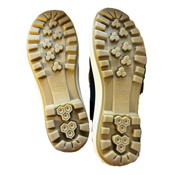 Alpine Design Sofia Women’s Boots Beige Leather Ortholite Faux Fur Size 11 Snow - Picture 6 of 10